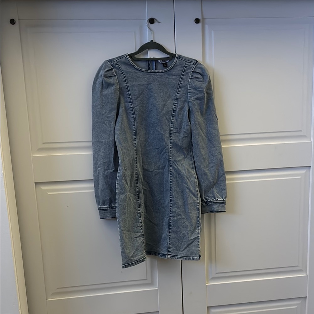 Denim Long Sleeve Dress